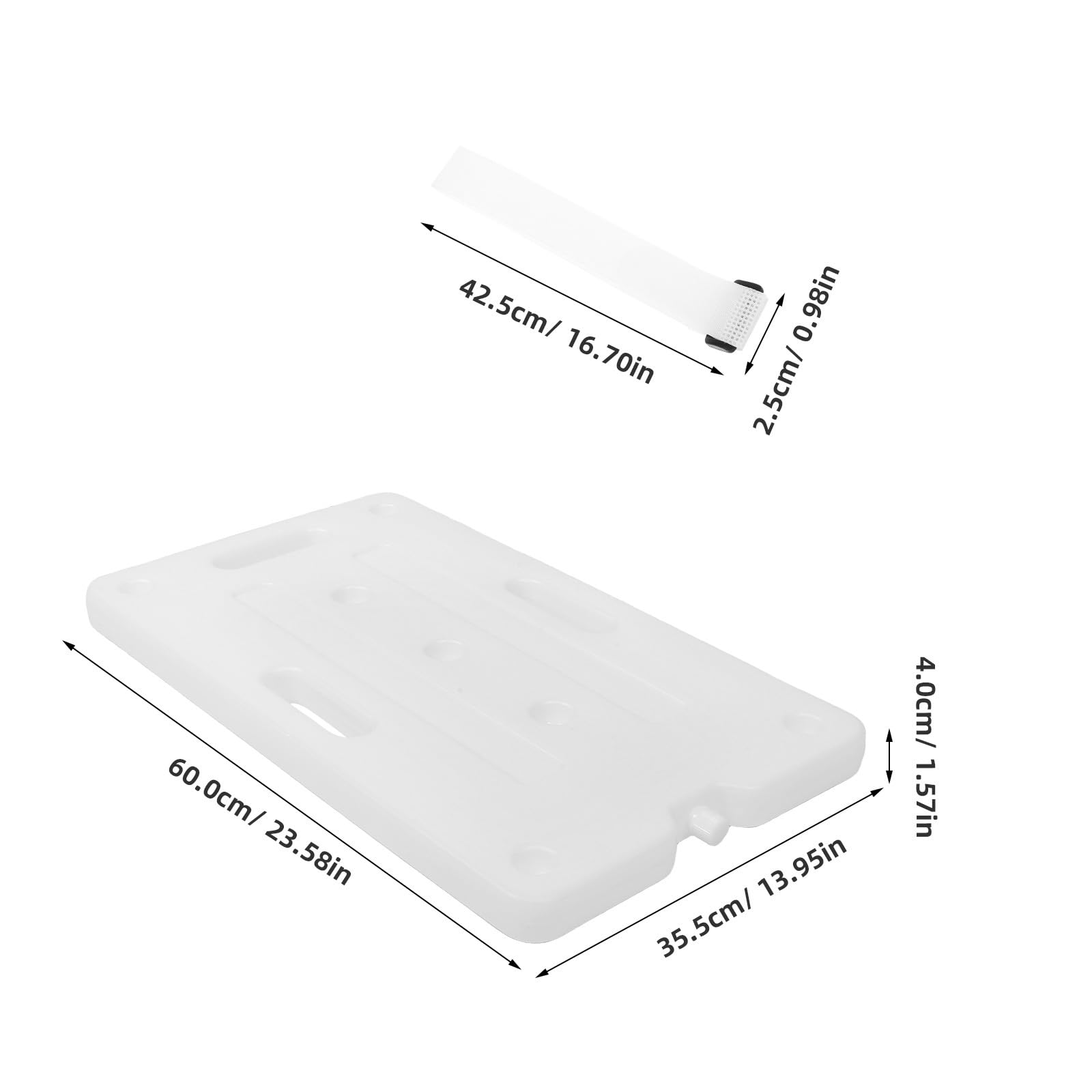 1 Juego de contrapesos Resistentes para escaleras de Piscina - Soporta 5 kg - Contrapesos con Correas de sujeción para escalones de Piscinas elevadas y subterráneas.