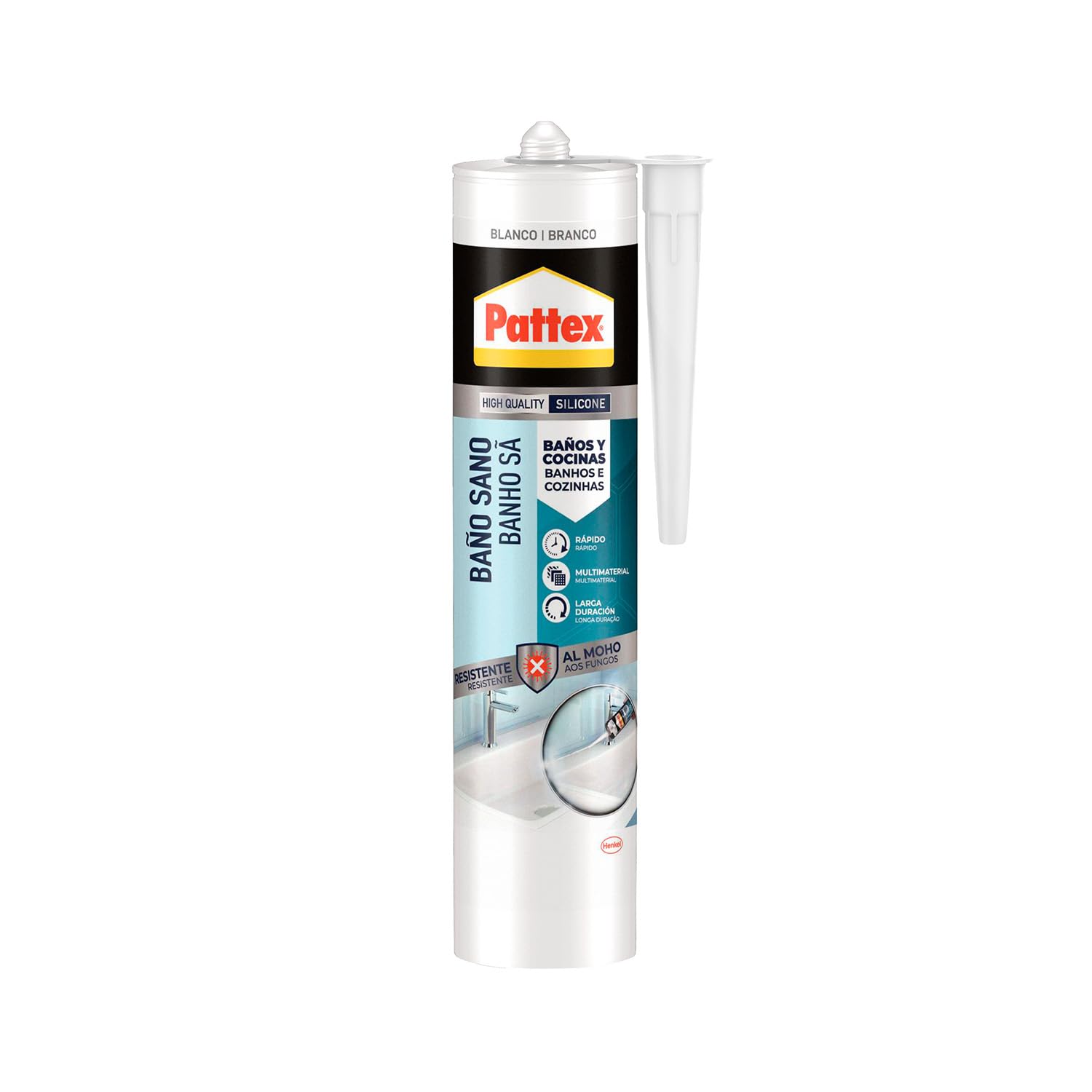 Pattex Baños y Cocinas Blanca 280ml