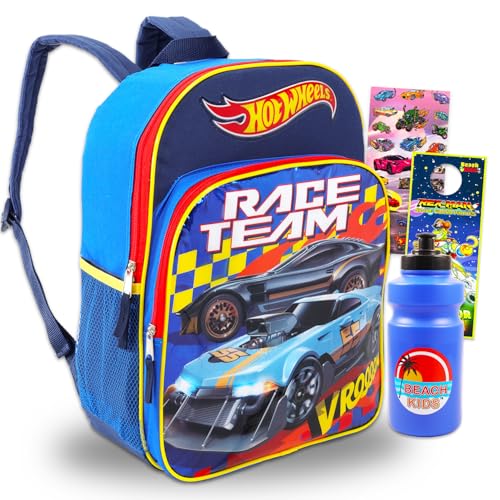 Hot Wheels Backpack Set - Bundle with Deluxe 16