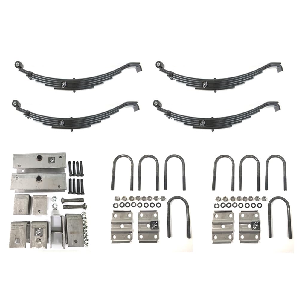 SOUTHWEST WHEEL 7,000 lbs. Slipper Spring Tandem Trailer Axle Suspension Kit