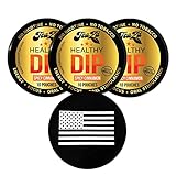 TeaZa Herbal Pouch Cinnamon 3 Cans with DC Crafts Nation Skin Can Cover - US Flag