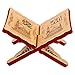 PRETYZOOM Holz Buchhalter Falten Kuran Bibel Heiliges Bücherständer Kochbuchhalter Notenständer Leseständer für Büro Schule Eid Tisch Dekoration