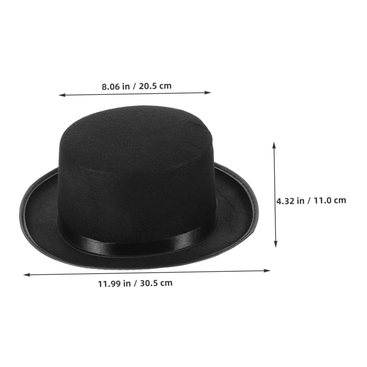Cabilock Magician Hat Detective Costume Top Hat Gloves Bow Tie for Cosplay Accessory