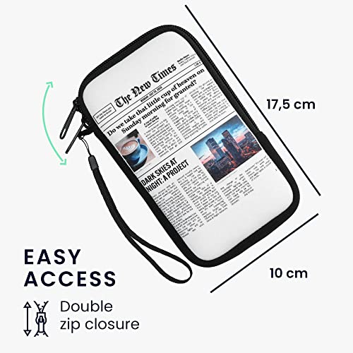 Kwmobile Custodia in Neoprene con Zip per
