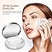 Beaupretty Empty Cushion Compact Case Portable Refillable Powder Puff Box Small Travel Loose Powder Container for Daily Use Compact Foundation Case