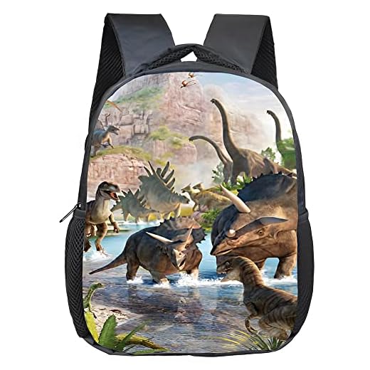 UZSXHJ Dinosaurio Mochilas Infantiles 3D Mochila Escolar Juego Dinosaurio Mochila escolar de Dibujos Animados en 3D Estampado Dinosaurio Mochila Bolsa de Viaje para Niños Colegio o Rimaria