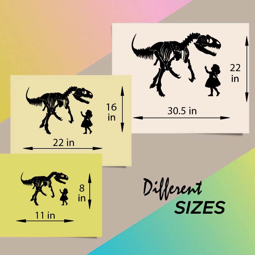 Vinilo Decorativo Infantil Dinosaurio T-Rex Diseño Único miniatura 3