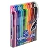 Artline EPFS-210 Set Of 30 Supreme Colored Flowmaster Pens 0.6 mm, Multi Color