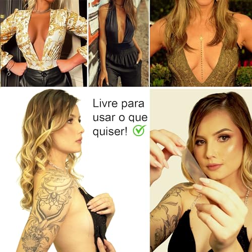 Fita Adesiva Dupla Face para Decote Girl Tape Adereup: Caixa com 20 unidades