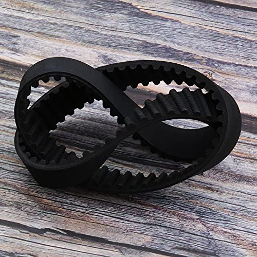 ECSiNG 2-TLG Antriebsriemen Zahnriemen für Vertikutierer HTD450-5M-15 5mm Teilung 15mm Breite 90 Zähne 450mm Umfang