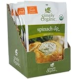 Simply Organic Spinach Dip Mix, Certified Organic, Gluten-Free | 1.41 oz