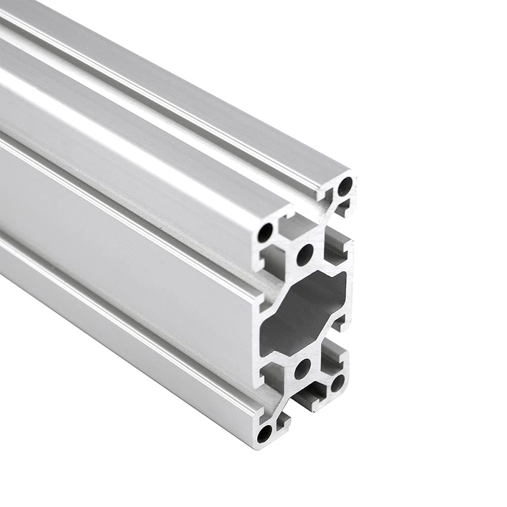 GTPBAO Profilo in alluminio 4080 Standard europeo 40x80mm Telaio for estrusione anodizzata for espositori e strutture for attrezzature Binario estruso(900mm long)