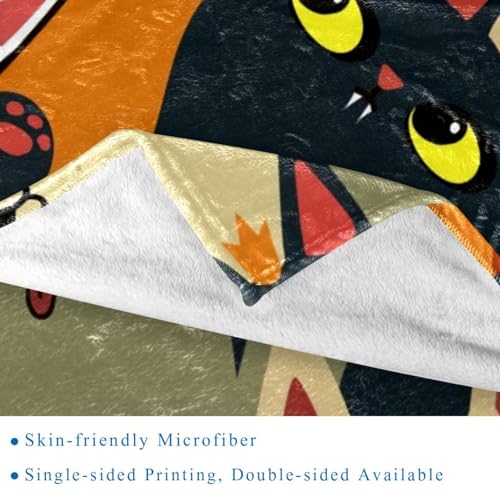 Couverture chat mignons pour moments cocooning sur le canapé - 3