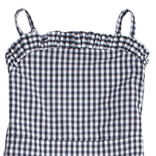 Image of Hopscotch Girls Cotton Jumpsuits /Playsuits In Black Color