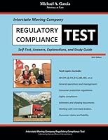 Interstate Moving Company Regulatory Compliance Test 0692412182 Book Cover
