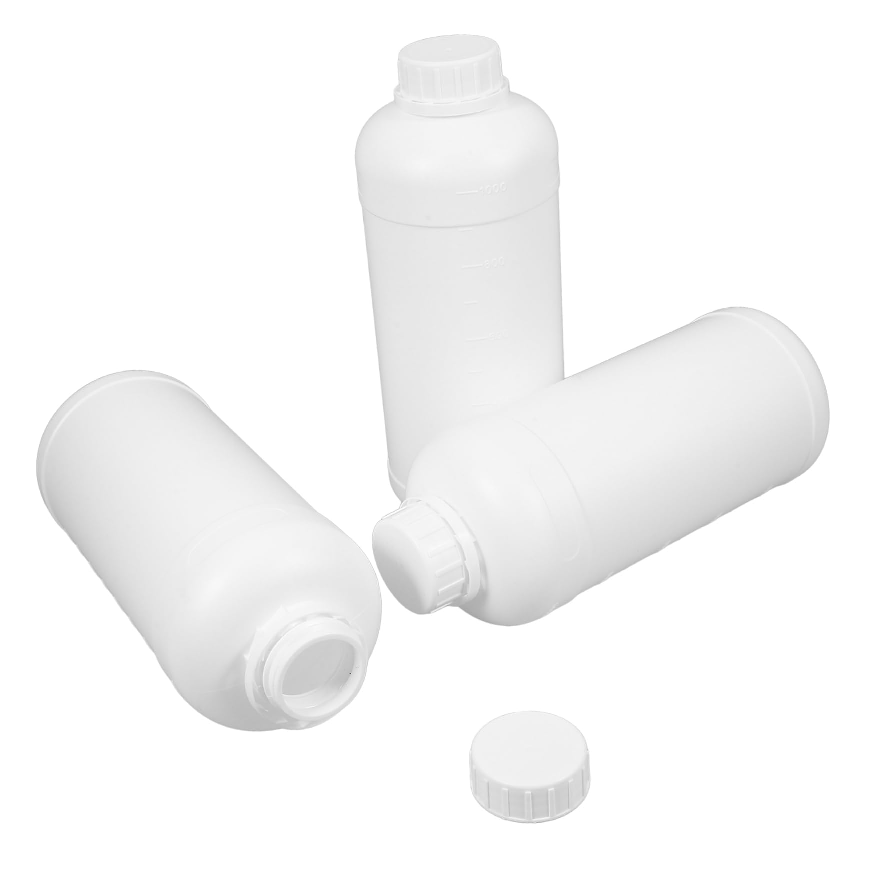 Gatuida 9stücke Reagenzflaschen Mit Schraubverschluss Chemikalienbehälter Für Labor Industrie Und Probenaufbewahrung Hdpe Gute Dichtung Leicht Und Handlich