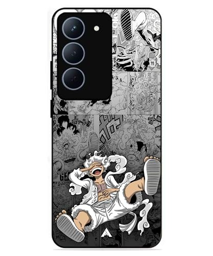 Image of Premium Anime 2 Case for Realme P3X (Glossy Finish) Soft-Touch Metal TPU Back Cover, Shockproof, Designer, Aesthetic Mobile Phone Case