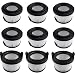Produktbild NIKJEBDF 9stücke Hauptfilter mit Vorfilter für Levoit Staubsauger Ersatz-HEPA-Filter, VortexIQ 40-RF, 9 Pack, 3 Hauptfilter + 6 HEPA-Vorfilter, Weiß