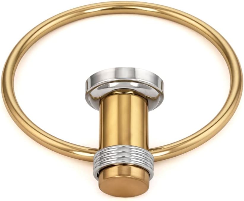Victorian Solid Brass Towel Ring for Bathroom 6 3/4 Inch