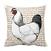 Damuyas Rooster throw Room decorazioni di biancheria da letto cuscino della decorazione della casa, Cotone, 1#, Size: 42*42cm/16.53*16.53