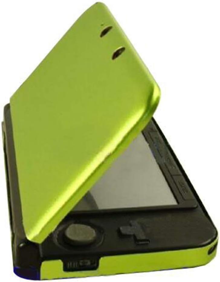 GOZAR Multicolor Aluminum Hard Metal Case Cover Shell Compatible with 3DS XL LL - Green