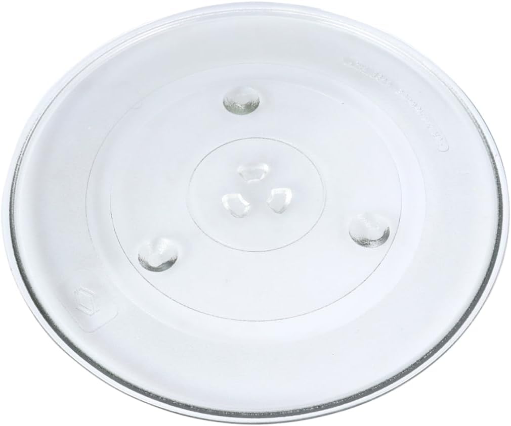 Replacement Microwave Glass Turntable Tray Compatible Y Type Plate for Microwaves Easy to Clean Design