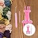 Veemoon I-Cord Maker Knitting Machine - Loom Knitting Kit for Handmade Crafts Plastic I Cord Tool for DIY Weaving Projects Easy to Use Yarn Knitter for Creative Enthusiasts
