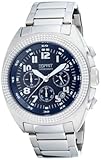 Lieferumfang: Esprit Herren-Armbanduhr Chronograph Quarz Edelstahl ES900491007, Hochwertige Geschenkbox von Esprit