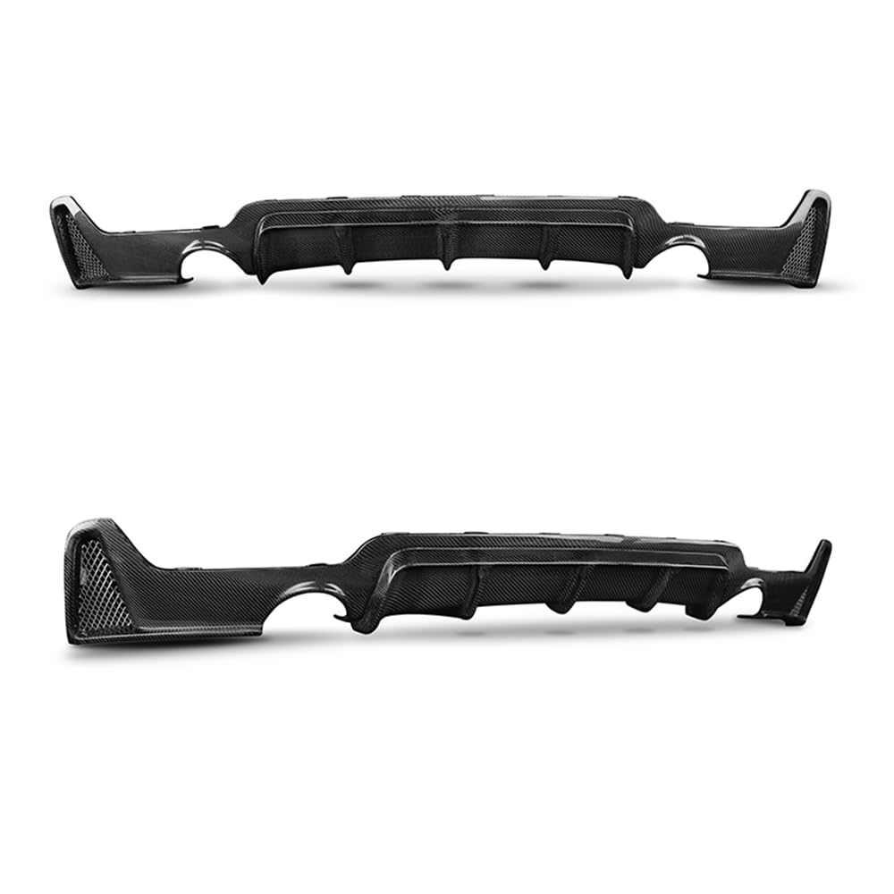 Difusor de parachoques trasero para BMW F32 F33 435i M Tech 2014-2020 aspecto de fibra de carbono
