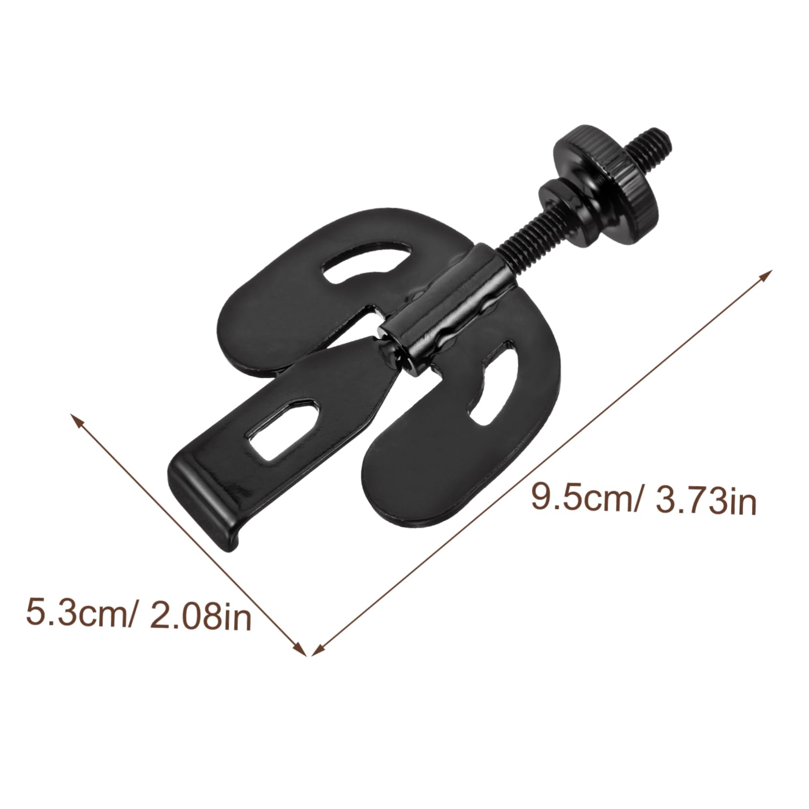 DOITOOL 5 Pièces Serrure de sécurité antivol portable door lock serrure de porte portative arrêt à l'intérieur verrouillage de la porte para serrure pour porte verrou de sécurité 304 Black