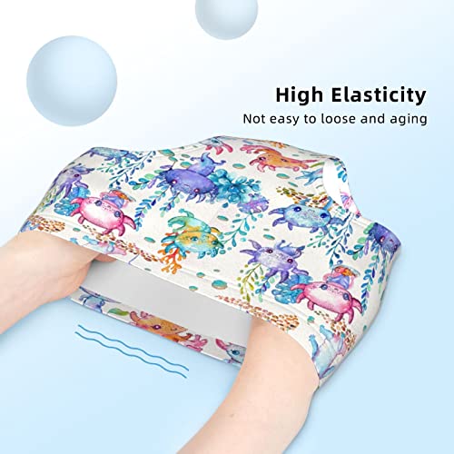 SEAEAGLE Watercolor Cute Axolotl Characters Girls Underwear Girl'S Briefs Cotton Toddler Triangle Underpants Soft Cute4