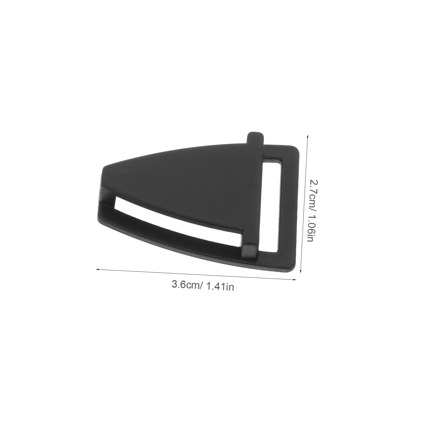 KOMBIUDA Fibbie Triangolari Facile Installazione per Casco in Plastica Accessori la Riparazione Set 20 Pezzi Nero Sicuro per Casco da Ciclismo