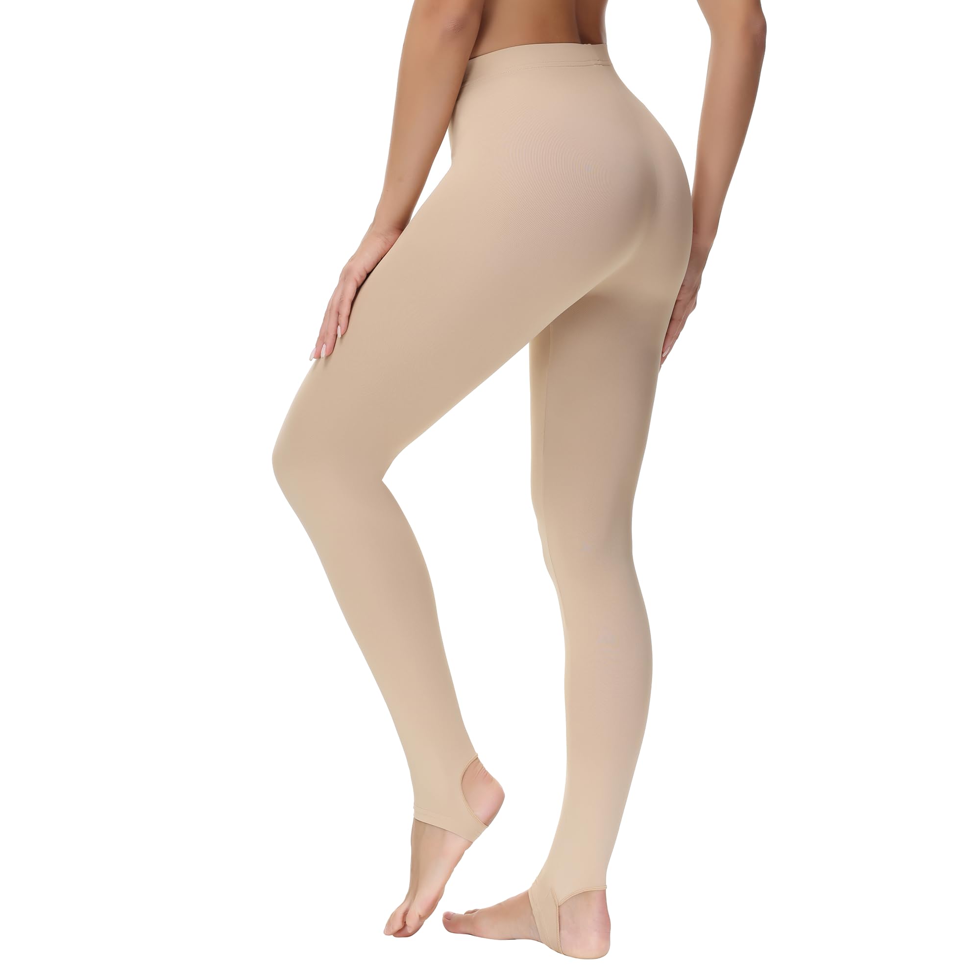 Kühlende Leggings für Damen, LSF 50+, UV-Sonnenschutz, Strumpfhose, ultradünne Seiden-Innenschicht, Kompressionsleggings