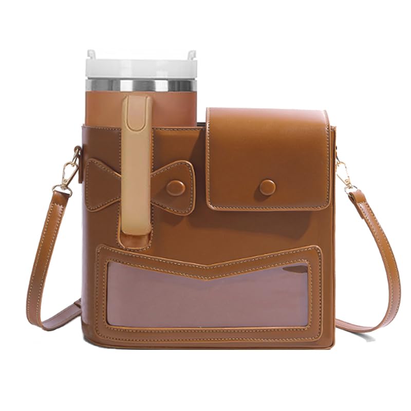 Stanley Cup Purse Outdoor Portable Crossbody Water Cup Storage Bag for Stanley Bag with Strap