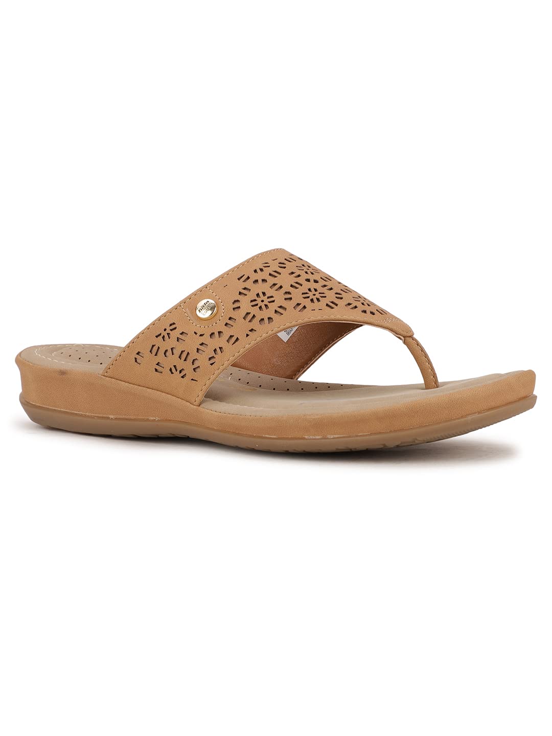 Bata Comfit CONCORDIA Tan Casual Slipon Flip Flop Thong Slipper Thong Slipper Flat & Low HH 0-25 MM For Women UK Size- 4 (B09W5WFYHQ) Amazon Price History, Amazon Price Tracker