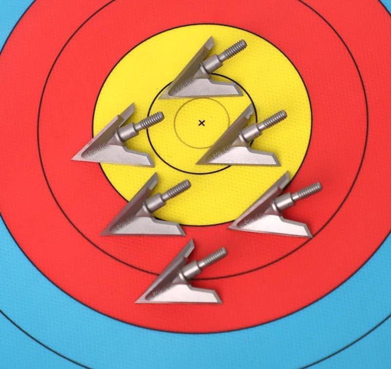 6 pcs Fixed Blade Broadhead, Archery Hunting Broadhead 100 Grain