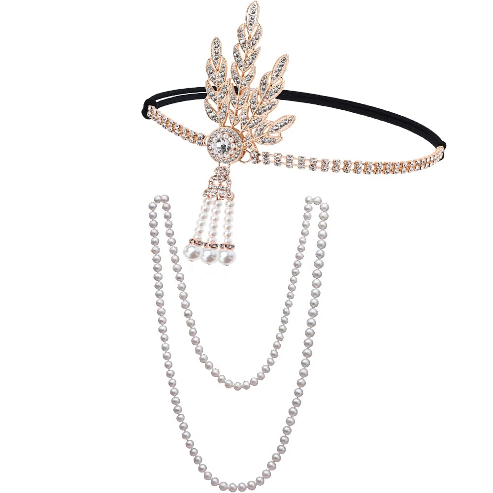 1920s Women Costume Accessories 1920s Headband Accessories Flapper Gatsby Women 20s Flapper Costume Accessories