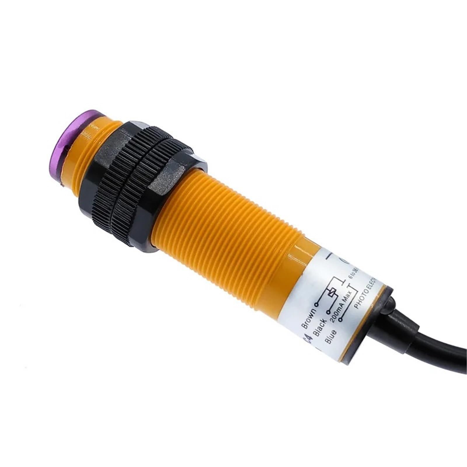 Sensor de proximidad de reflexión difusa E3F-DS30C2/C4/P1/P2/Y1 con rango de detección ajustable(E3F-DS10P2)