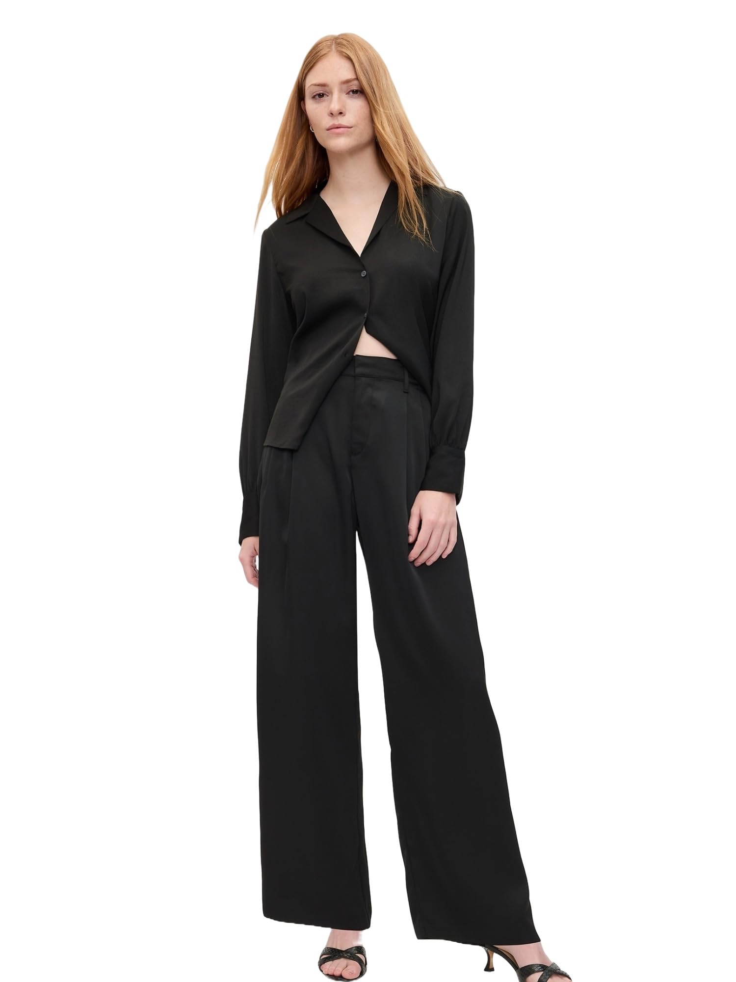 gap Women's Tailored Pants (442695717_Black-picture-10