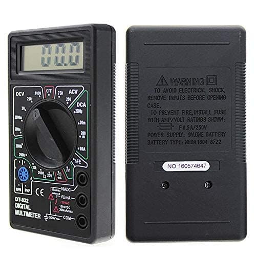 Professional DT832 Digital Multimeter Current Ammeter Ohm Tester