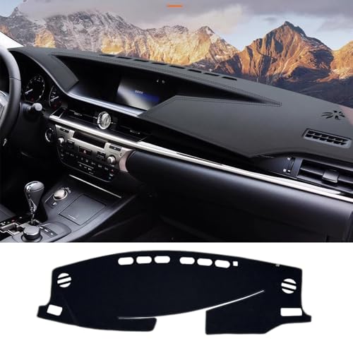 Bmolpt Leather Dashboard Cover Mat for Lexus ES 300h/350 2013-2018, No HUD