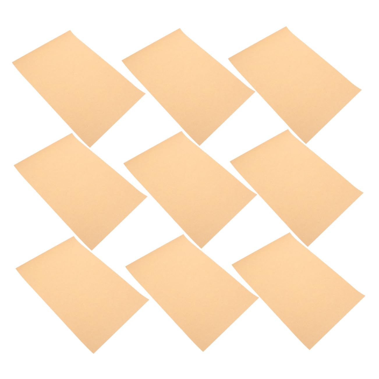 EXCEART 100stücke Kraftpapier-zeichenkarton Farbiges Quadratisches Zeichenpapier Zum Üben Hochwertiges Papier Kratzfest Für Bleistifte Buntstifte Wachsmalstifte
