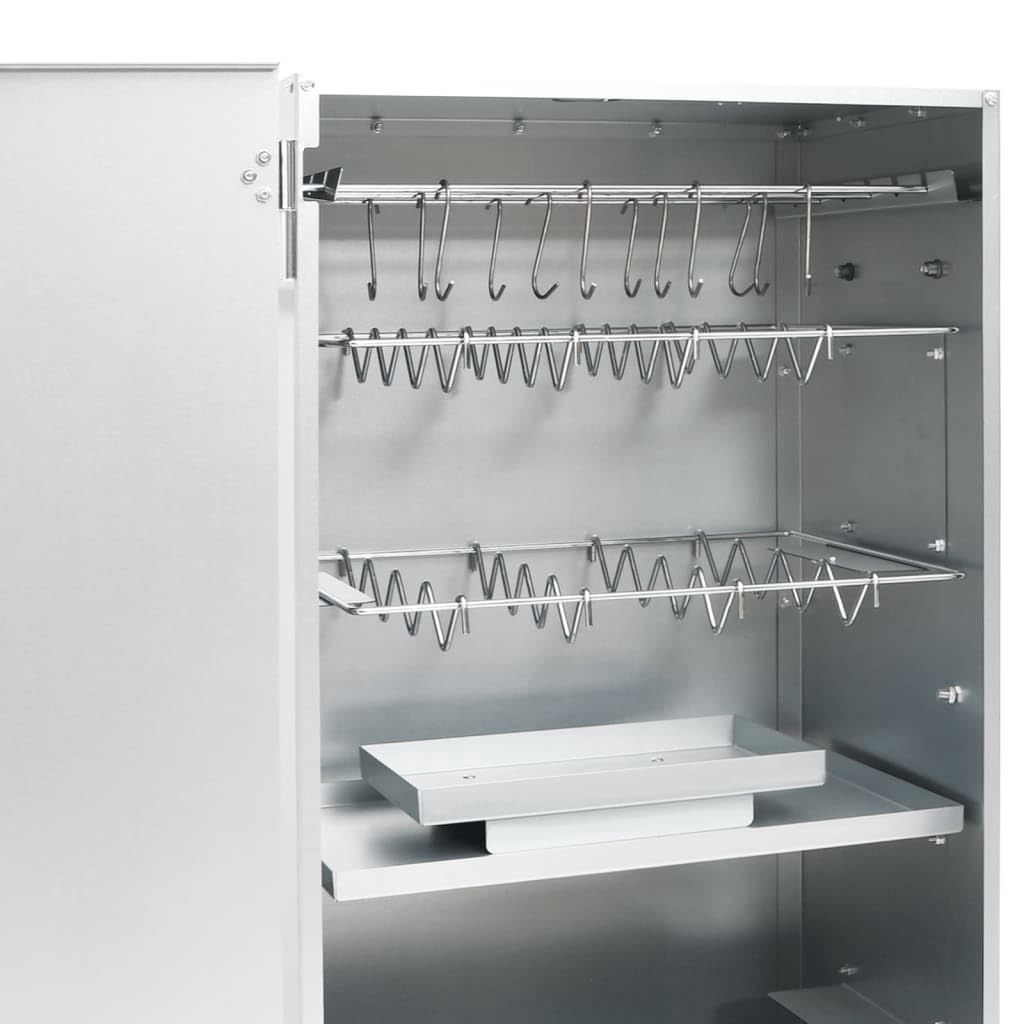 Generico Forno Affumicatore BBQ Generatore Fumo Freddo Acciaio Zincato,Argento,15.57kg,3200769