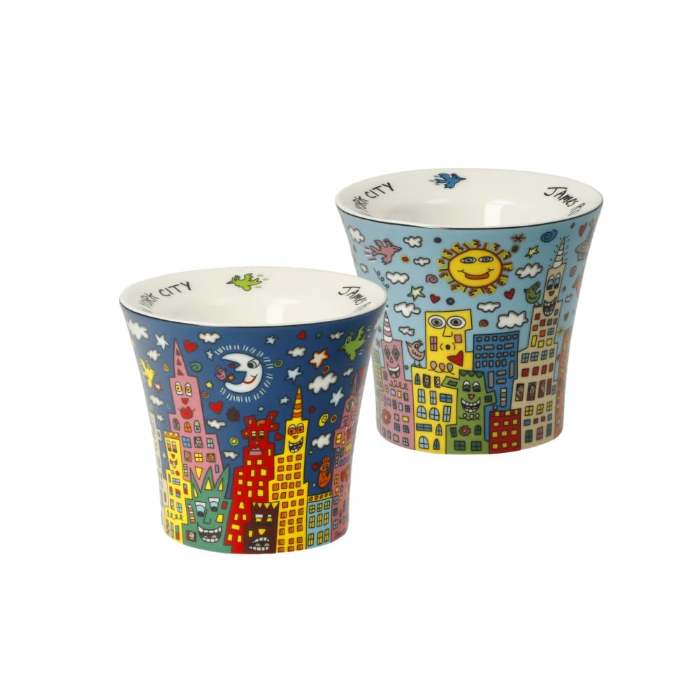 Kieliszek do jajka James Rizzi - My New York City Pop Art