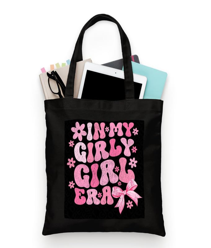 Image of Large Printed Tote Bag for Women | 15kg Canvas Carry Bag with Zipper | Fashionable Daily Use Bag