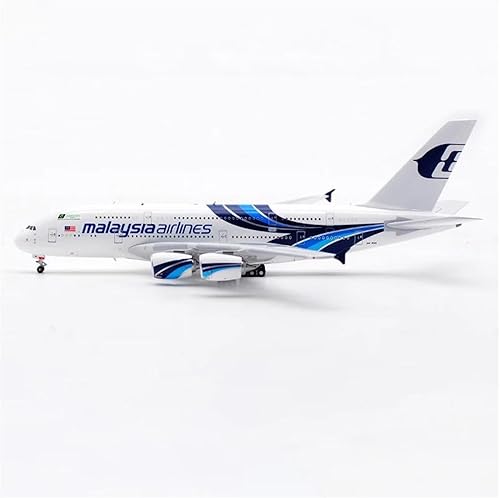 Scale Airplane Model 1400 for Malaysia Airlines Airplane A380 9M-MNE Alloy Finished Die Cast Passenger Aircraft Model Exquisite Collection Gift