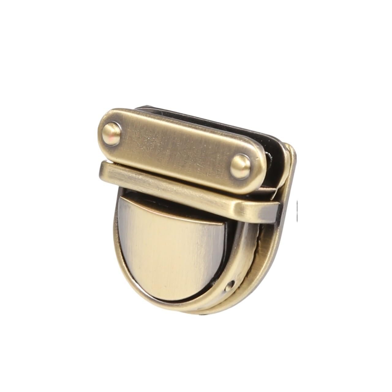 PVUVTNAHW 10PCS 3.1CM Metal Clasp Turn Lock Twist For DIY Bag Purse Luggage Hardware Closure Parts Accessories(Cinnamon)