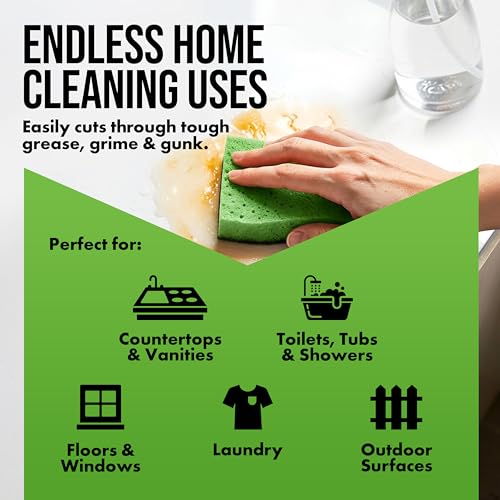Image of HARRIS 30% Vinegar Concentrated Extra Strength - All Purpose Cleaner for Home, Garden & Patio