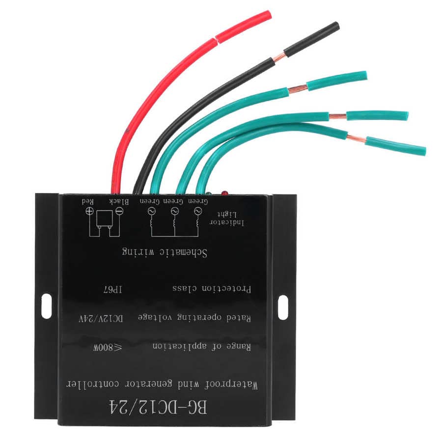 Régulateur de charge pour éolienne 800W 400W 12V 24V automatique - 3