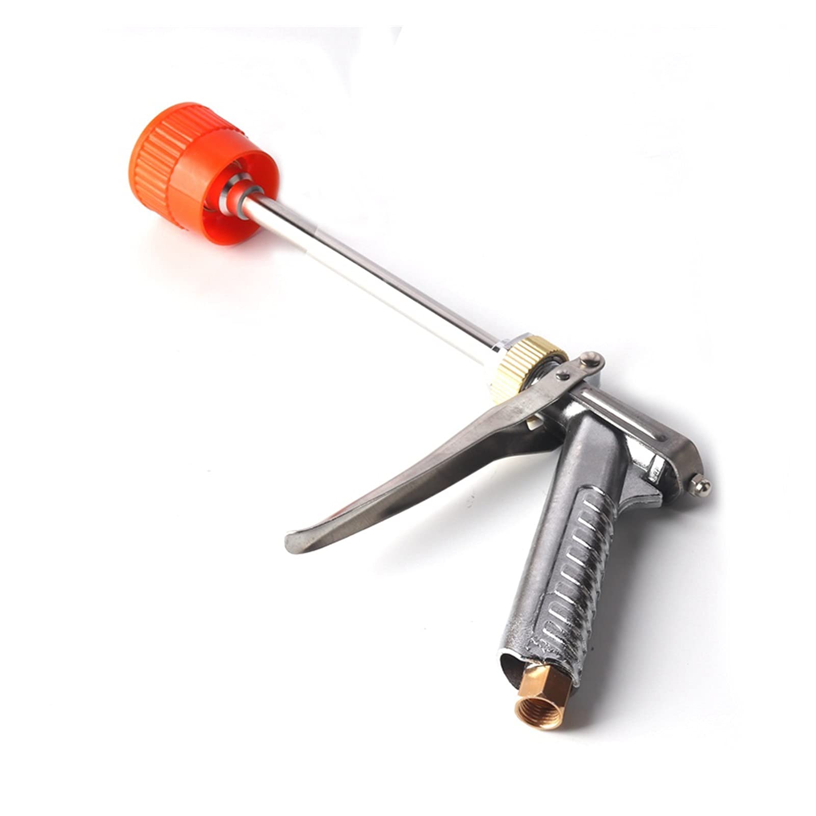 Ddqcnzpmy Metal Garden Hose Spray Gun,Adjustable Irrigation Spray Gun- Sprayer Atomizing Water Gun Garden Irrigation Sprinkler(Metal)
